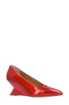 J. Reneé Anisha Pointed Toe Pump In Red
