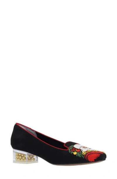 J. Reneé Babbonatale Suede Pump In Black
