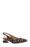 J. Reneé Baline Slingback Pump In Brown/ Black