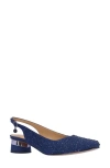 J. Reneé Baline Slingback Pump In Navy