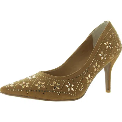 J. Reneé Barlow Womens Rhinestone Man Made Pumps In Multi