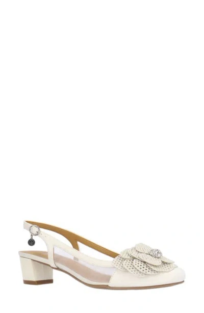 J. Reneé Bellina Slingback Pump In White