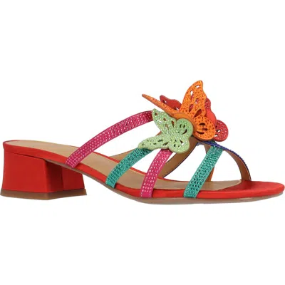 J. Reneé Butterfly Block Heel Sandal In Multi