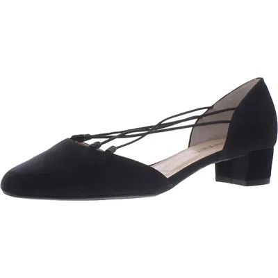 J. Reneé Charolette Womens Flats Strappy D'orsay Heels In Black