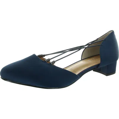 J. Reneé Charolette Womens Flats Strappy D'orsay Heels In Blue