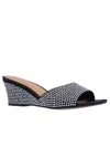 J. Reneé Coralie Wedge Slide Sandal In Black