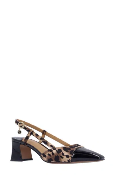J. Reneé Cyrene Pointed Toe Pump In Brown/black