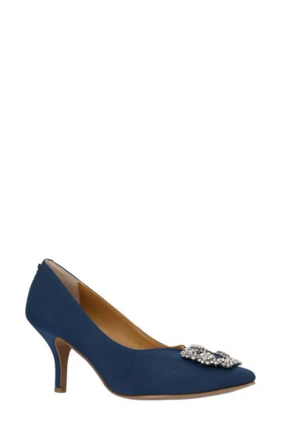 J. Reneé Ezara Pointed Toe Pump In Blue