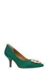 J. Reneé Ezara Pointed Toe Pump In Green