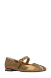 J. Reneé Faron Mary Jane Flat In Brown