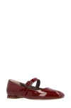 J. Reneé Faron Mary Jane Flat In Burgundy