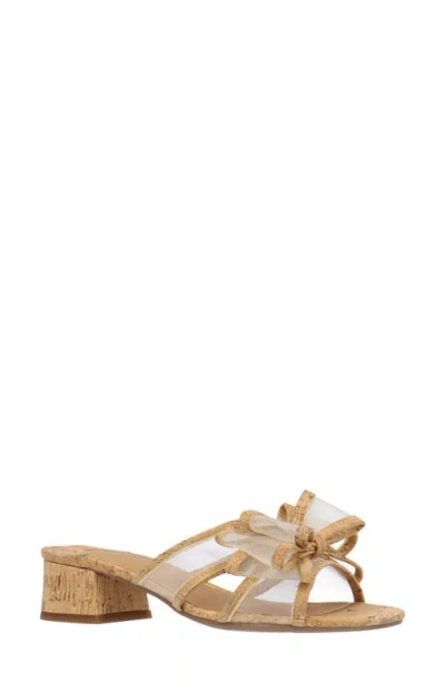 J. Reneé Finola Block Heel Sandal In Gold
