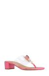 J. Reneé Flami Slide Sandal In Clear/pink