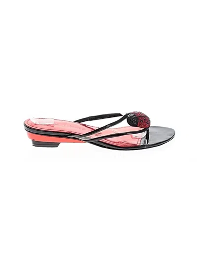Pre-owned J. Reneé Flip Flops In Red