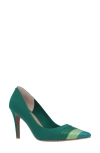 J. Reneé Garbina Pointed Toe Pump In Emerald