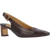 J. Reneé Hadyn Lizard Embossed Slingback Pump