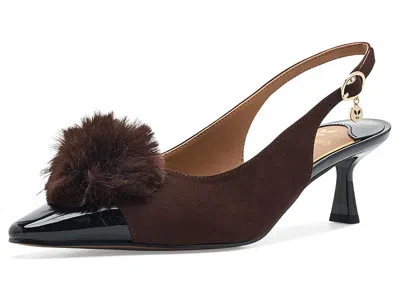 J. Reneé Hevina Women's Shoes Brown/black: 10 W (c)