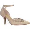 J. Reneé Isabetta Pointed Toe Pump In Beige