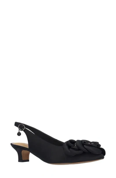 J. Reneé Jozey Pointed Toe Slingback Pump In Black