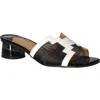 J. Reneé J.renée Amorra Slide Sandal In White/black