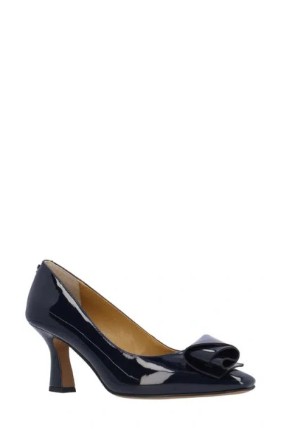 J. Reneé Karali Faux Leather Pump In Blue