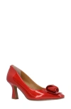 J. Reneé Karali Pointed Toe Pump In Red