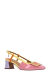 J. Reneé Kellen Slingback Pump In Pink/yellow/orange