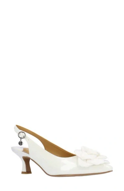 J. Reneé Kendry Slingback Pump In White