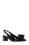 J. Reneé Kimma Slingback Pointed Toe Pump In Black