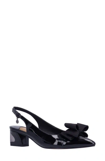 J. Reneé Kimma Slingback Pointed Toe Pump In Black