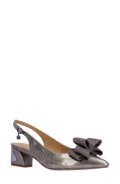 J. Reneé Kimma Slingback Pointed Toe Pump In Dark Taupe