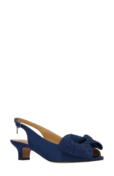 J. Reneé Lirain Slingback Sandal In Navy