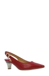 J. Reneé Mayetta Slingback Pump In Red