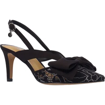 J. Reneé Morigen Slingback Pointed Toe Pump In Animal Print