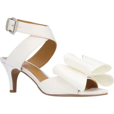 J. Reneé Nerelle Ankle Strap Sandal In White