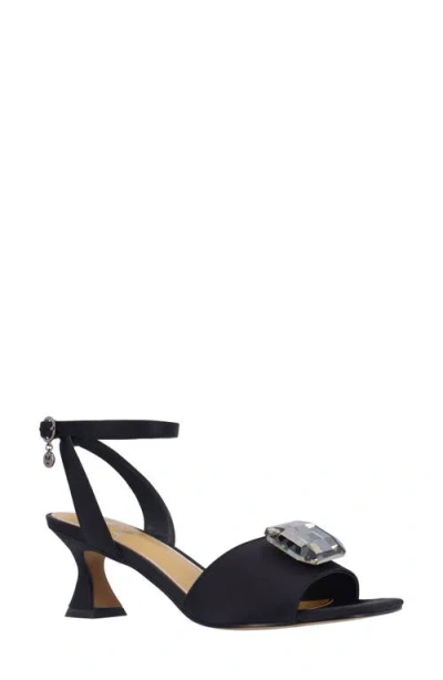 J. Reneé Nickee Ankle Strap Sandal In Black