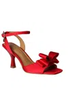 J. Reneé Nishia Ankle Strap Sandal In Red