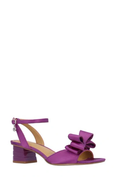 J. Reneé Novela Ankle Strap Sandal In Purple
