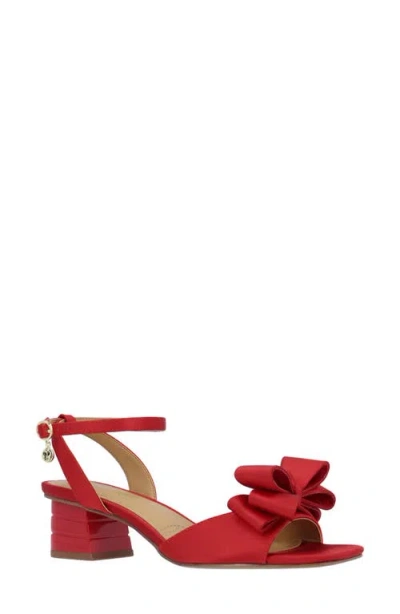 J. Reneé Novela Ankle Strap Sandal In Red
