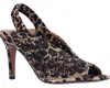 J. Reneé Odila Pump Womens 7 Brown Leopard Print Rhinestone Stiletto Heel Khd202 In Brown