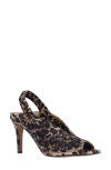 J. Reneé Odila Slingback Sandal In Brown/ Black