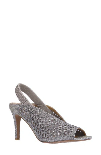 J. Reneé Odila Slingback Sandal In Pewter