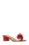 J. Reneé Ozara Slide Sandal In Clear/red