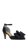J. Reneé Pammie Pointed Toe Ankle Strap Pump In Black