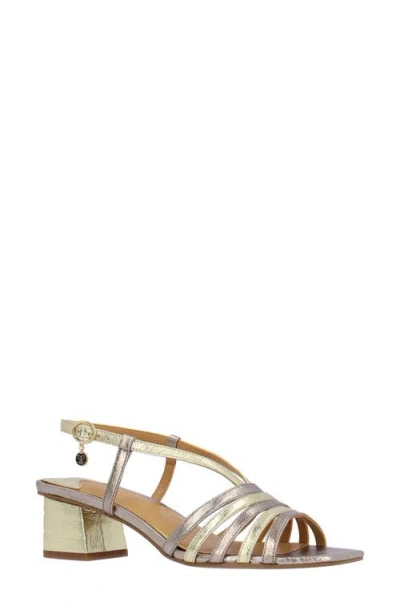 J. Reneé Regan Slingback Sandal In Taupe/gold