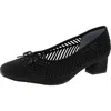 J. RENEÉ SAILA WOMENS RHINESTONE MESH LOAFER HEELS