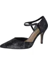 J. Reneé Siona Womens Metallic Pointed Toe D'orsay Heels In Black