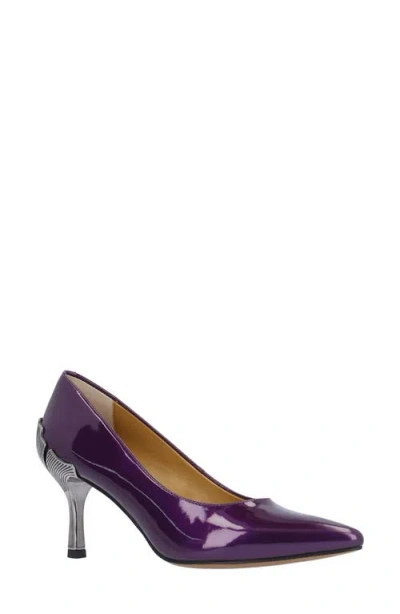 J. Reneé Tacy Pointed Toe Pump In Purple