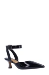 J. Reneé Tamsin Ankle Strap Pointed Toe Pump In Black