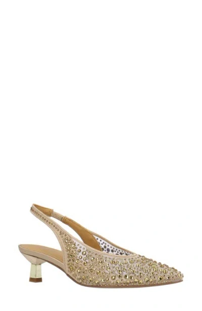 J. Reneé Tressa Slingback Pointed Toe Kitten Heel Pump In Multi